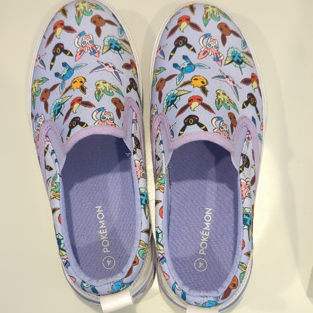 Kids' Lavender Eeveelutions Slip-On Shoes